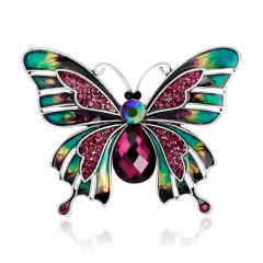 Vintage Jewelry Large Enamel Butterfly Brooches Brooch Wedding Brooch Insect Hijab Pin Brooches For Women And Girl butterfly