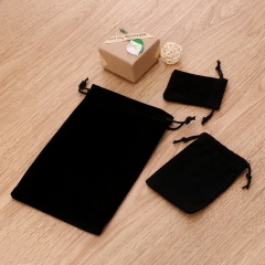 1pc Black Flannel Bag 5*7cm Jewelry Bag 5*7CM