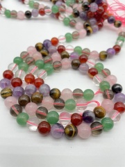 6/8/10mm Duobao Crystal Natural Stone Beaded DIY Necklace Bracelet 6mm