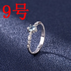 Copper Inlay CZ Rings #9